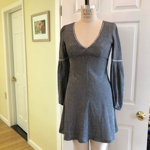 Vintage Shimmer Mini Dress